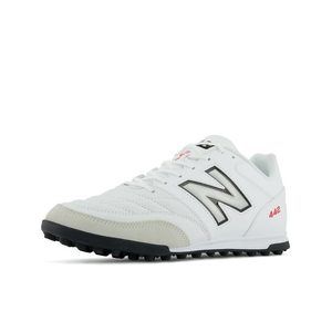 New Balance Men's 442 V2 Team TF Soccer Shoe, White/Black, 10 Wide